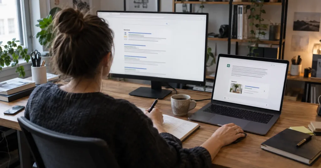 ChatGPT hirdetés és Google Ads összehasonlítása