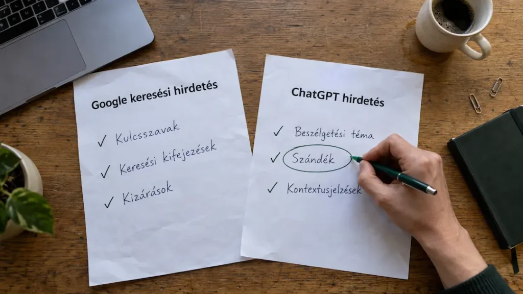 ChatGPT vagy Google Ads célzása kontextus vagy kulcsszó alapú célzás